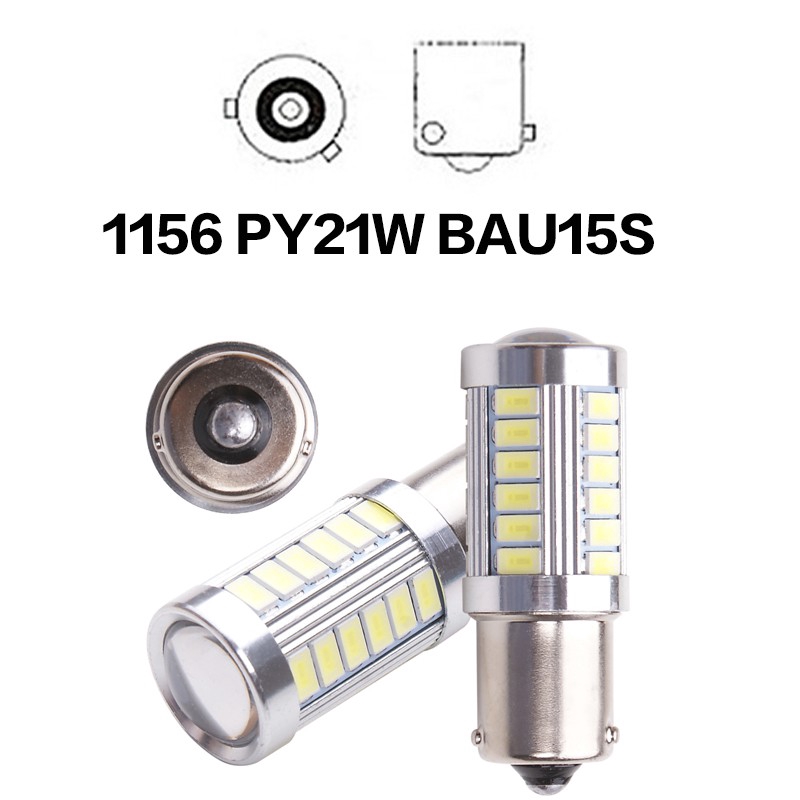 Đèn Led 33 bóng T20 1156 1157 P21W Ba15S cao cấp Cho Xe Hơi
