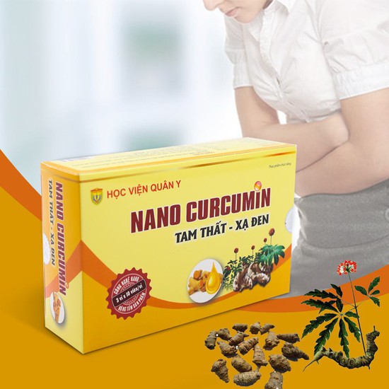 Nano Curcumin Tam Thất Xạ Đen Học viện Quân Y ( Hộp 30 Viên ) | BigBuy360 - bigbuy360.vn