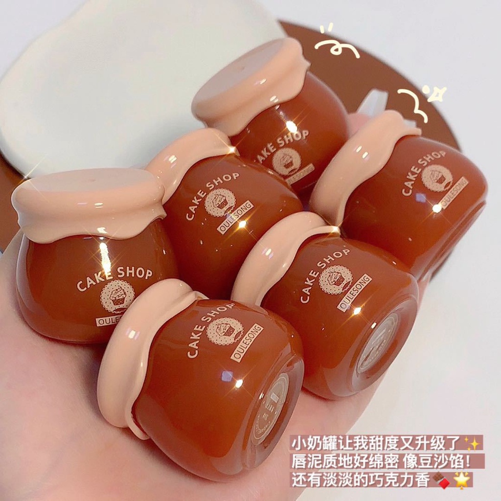 Son môi Oulesong tông lì không phai màu chống dính cốc