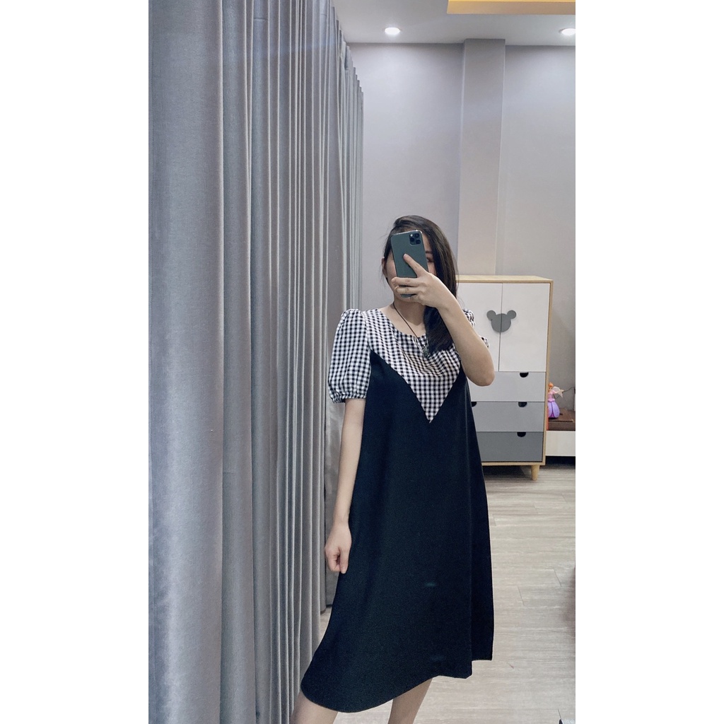 Váy bầu mùa hè | Đầm bầu thiết kế montihon - V109