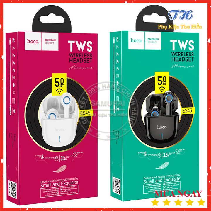 Tai Nghe Bluetooth Hoco ES45 Chính Hãng V5.0 Bảo Hành 12 Tháng