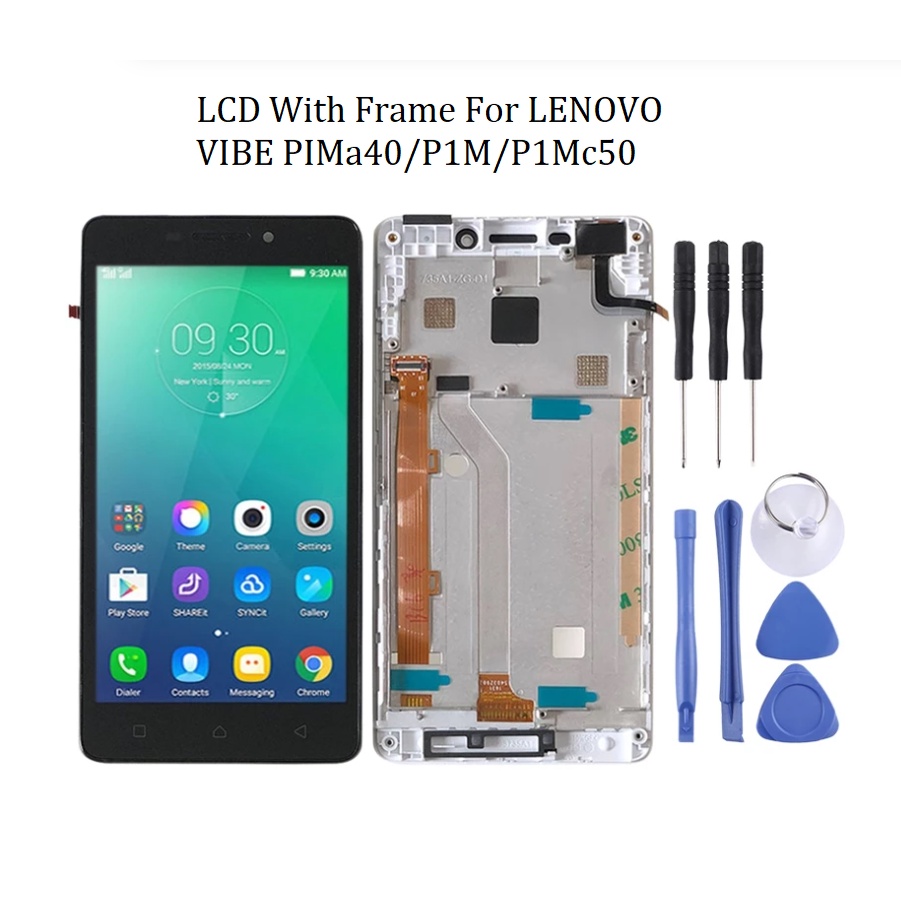 Màn Hình LCD Có Khung Cho Lenovo VIBE P1M P1Ma40 P1Mc50 LCD Với Màn Hình Cảm Ứng Số Hóa Màn Hình Bản