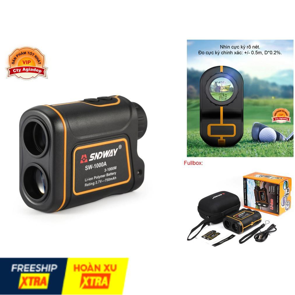 Ống nhòm Laser đo khoảng cách, góc, vận tốc Xây dựng, chơi Golf Hàng hiệu SNDWAY- AGD