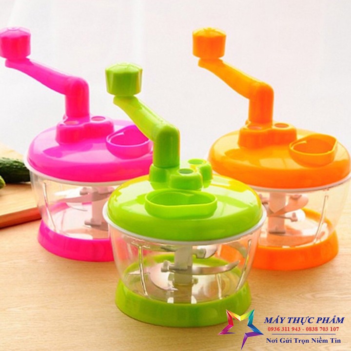Máy Xay Hoa Quả, Trái Cây Quay Tay Tiện Dụng, Dễ Dùng