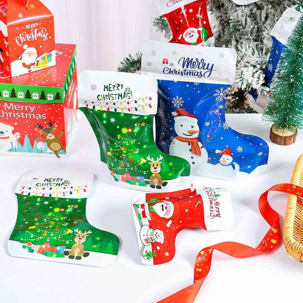 LAKAMIER Set 10 Túi Đựng Quà Giáng Sinh Dễ Thương