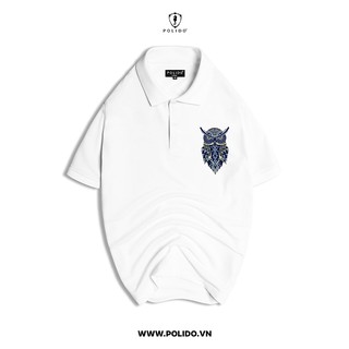 Áo Polo Nam In Họa Tiết The Owl POLIDO Cao Cấp Phong Cách Trẻ Trung Tạo Dấu Ấn Riêng Với Chất Vải Co Giãn - POLIDO Store