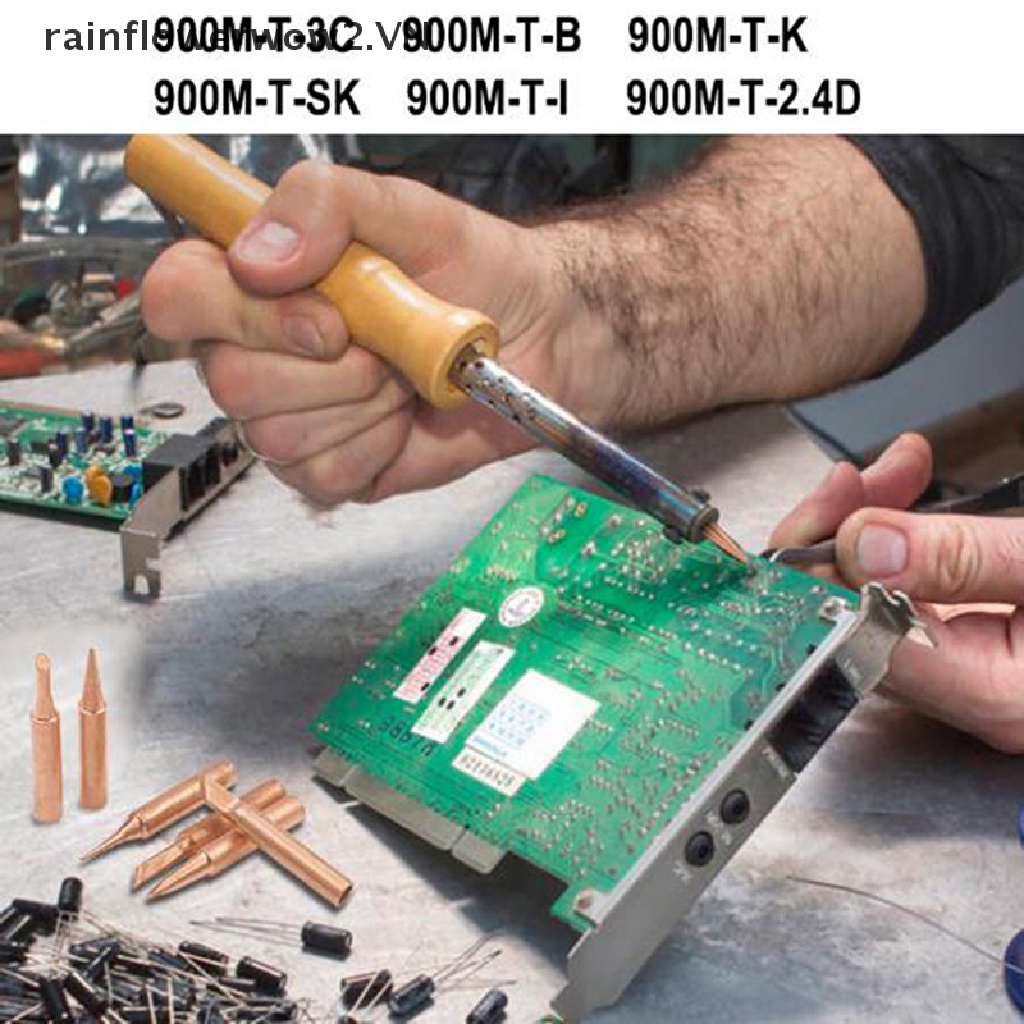 Set 5 / 6 Đầu Hàn 900M-T Bằng Đồng Nguyên Chất Không Chì [Hoa]