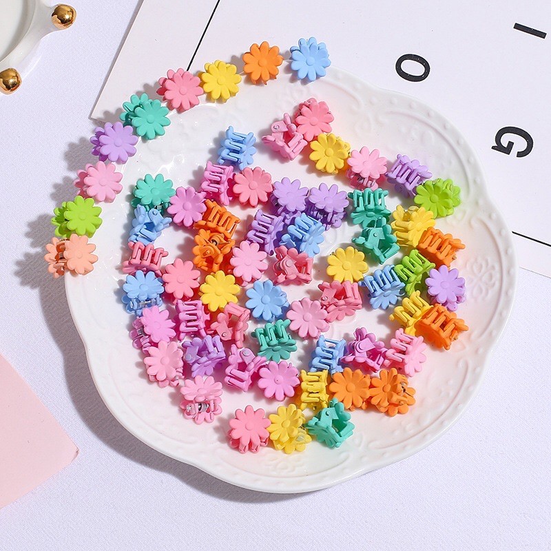 Set 10 kẹp tóc càng cua mini siêu xinh theo chủ đề cho bé mã KT17