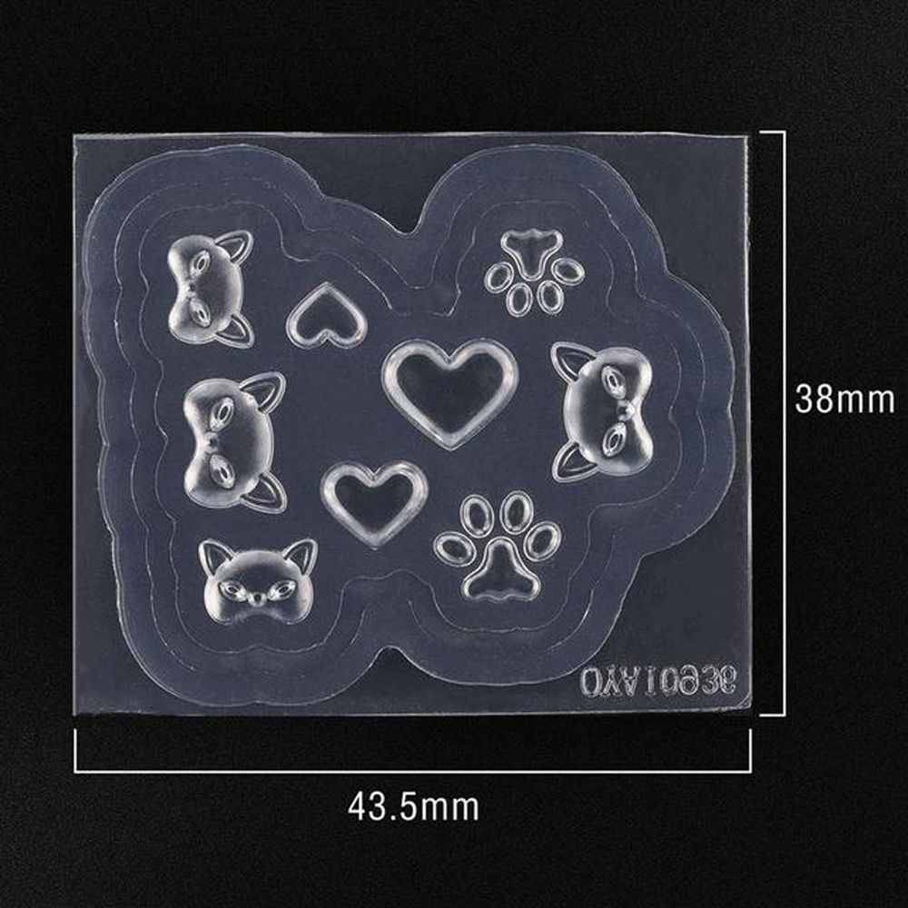 [Hàng mới về] Khuôn Tạo Hình Hoa 3d Bằng Silicon Trang Trí Móng Tay Thủ Công