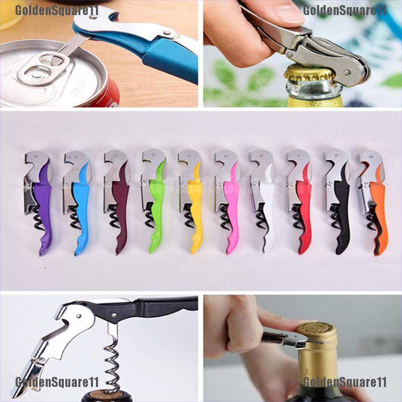 Dụng cụ mở nắp chai/ lon bia bằng thép không gỉ đa năng sáng tạo