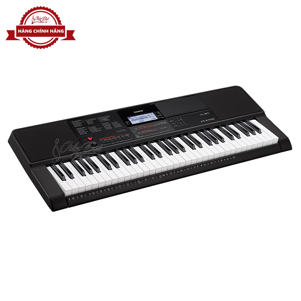 Đàn Organ Casio CT-X700 Phản Hồi Chạm 3 Mức Nhạy 61 Phím Kích Thước Tiêu Chuẩn Đầy Đủ Chức Năng