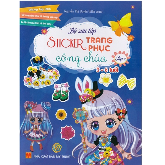Sách - Bộ sưu tập Sticker trang phục công chúa 3 - 6 tuổi - Tập 2