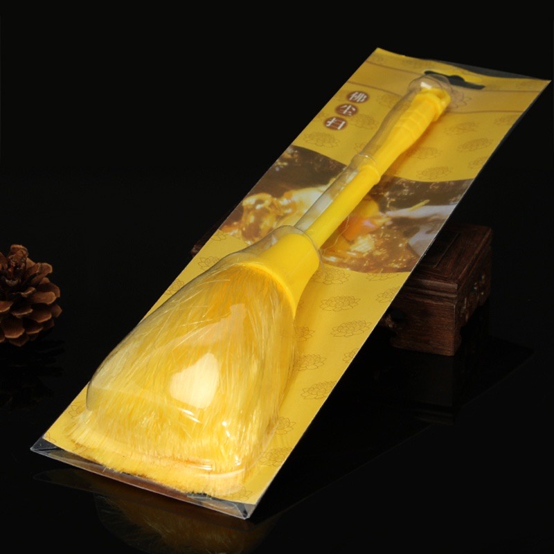 Chổi Quét Khăn Lau Tượng Phật Bằng Nhựa 02 Màu