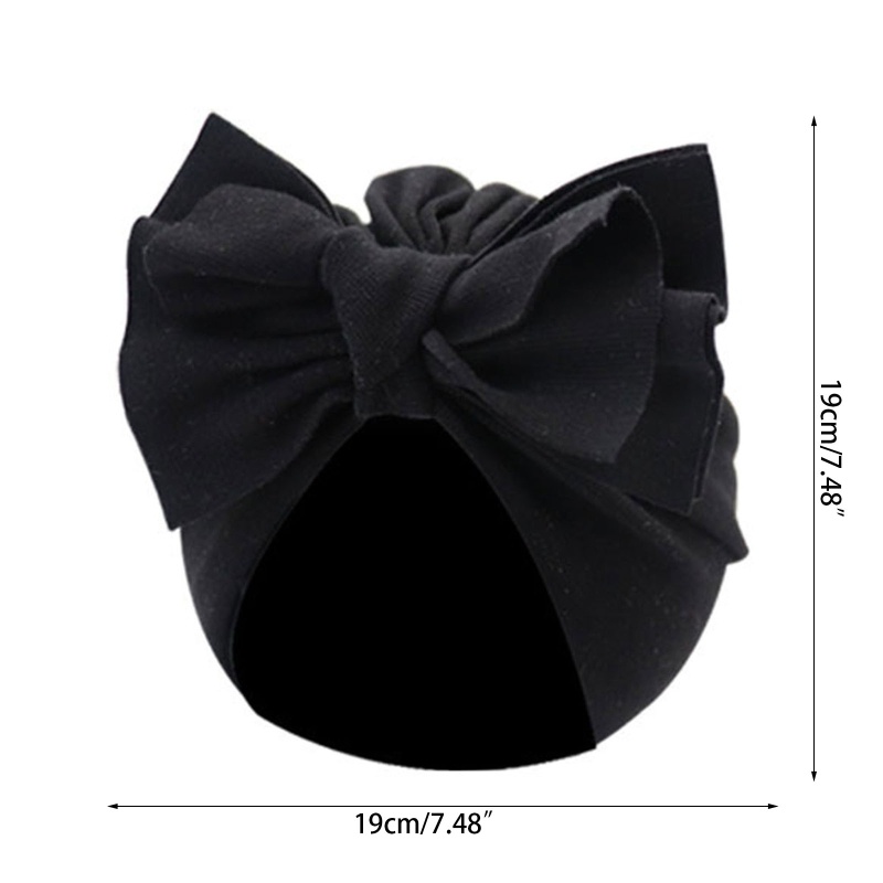 Mũ Beanie Thắt Nơ Kiểu Ấn Độ Bằng Cotton Giữ Ấm Mùa Xuân Thu Cho Bé