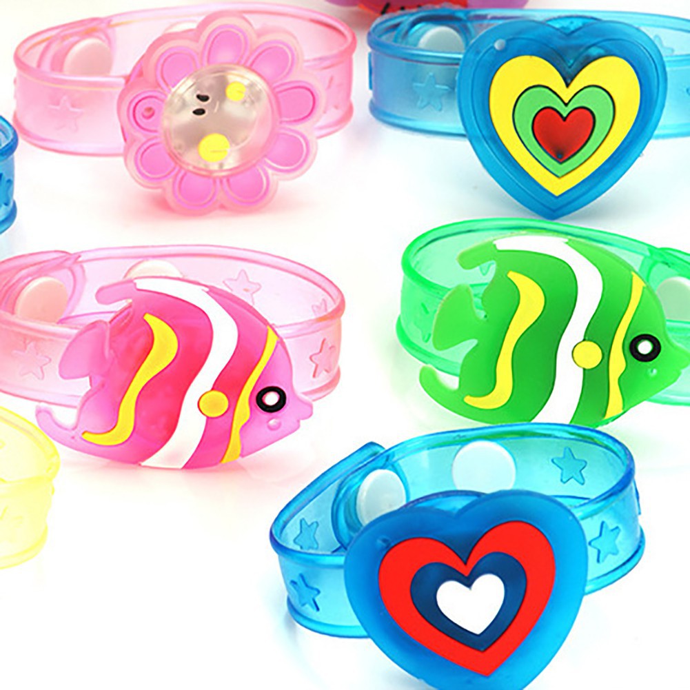 Vòng tay đồ chơi có đèn LED phát sáng cho bé