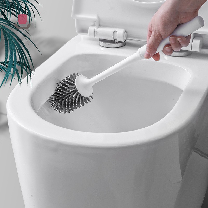 Bàn Chải Vệ Sinh Toilet Lông Mềm Thiết Kế Hiện Đại Nâng Cấp Kèm Giá Đỡ