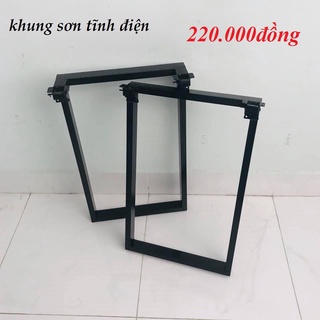 Chân bàn sắt gấp gọn mẫu chữ u kích thước 40x73cm, khung bàn sắt, khung bàn văn phòng, khung bàn ghế, gấp gọn, lắp ráp