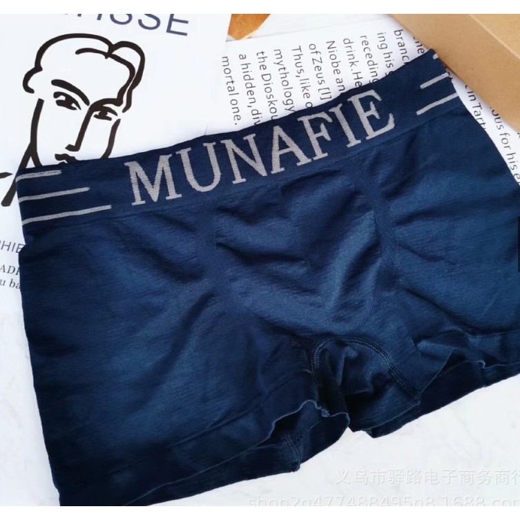 [Chọn màu] Quần lót nam boxer cao cấp MUNAFIE Sịp đùi cotton kháng khuẩn xuất nhật FSHOPP5