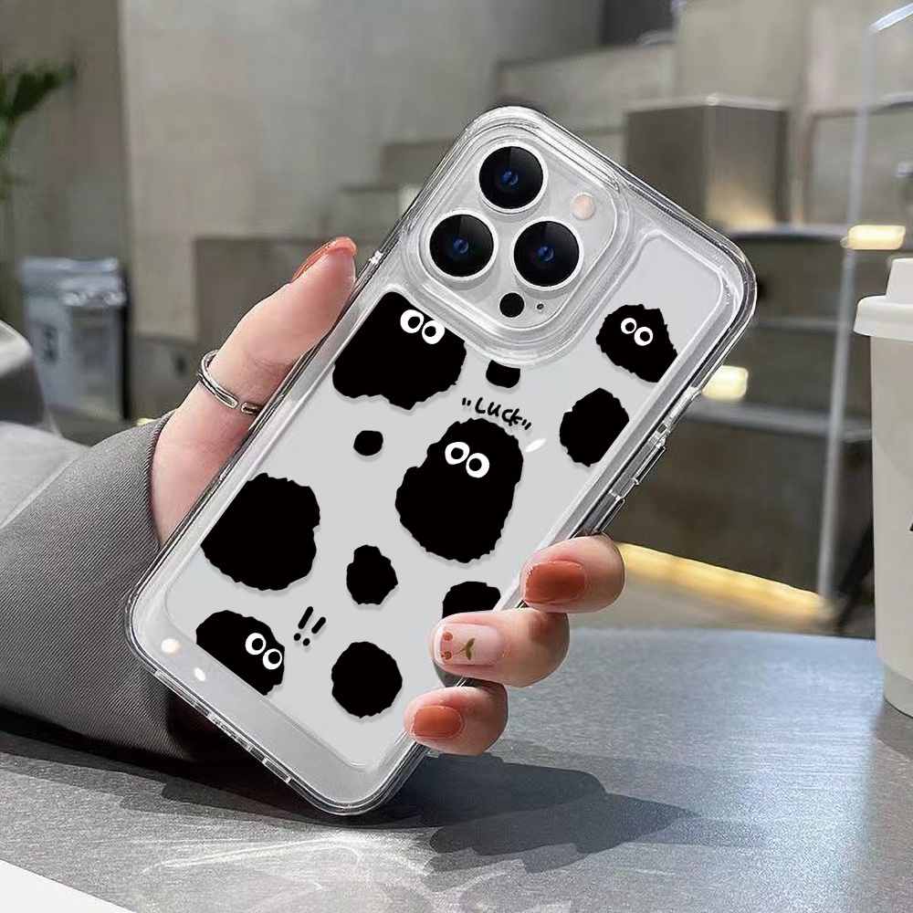 Ốp Điện Thoại Trong Suốt Hình Động Vật Dễ Thương Cho iphone 11 13 7 8 Plus 12 13Pro Max X XS Max 7 8 SE 2020