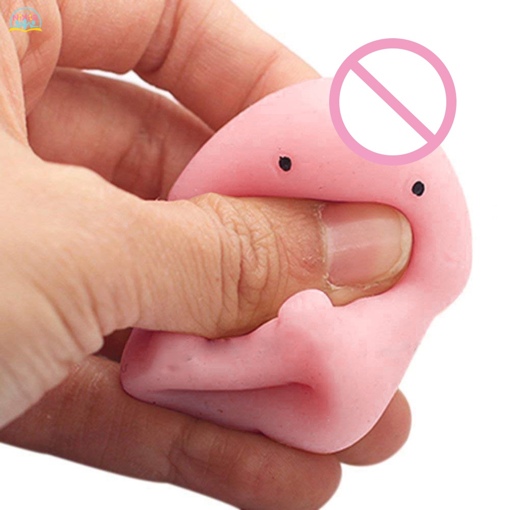 NR 1/4/6/8/10pcs Small Mochi Ding Ding Focus Squeeze Toys Fool Joke Anti Pressure Gift