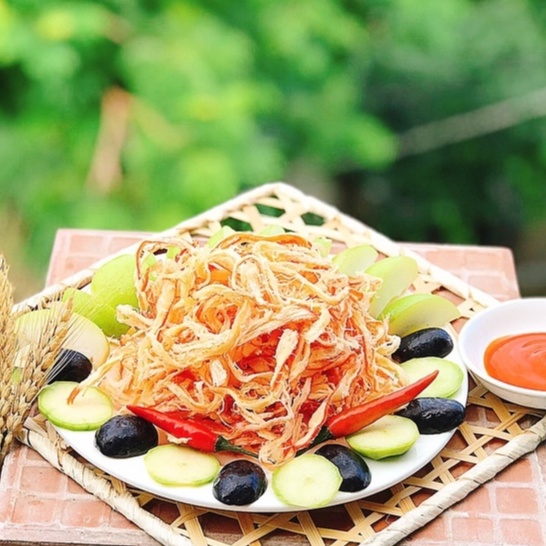 Khô Mực Hấp Nước Dừa loại ngon- Hanigo Food Đặc Sản Đà Nẵng Ngon
