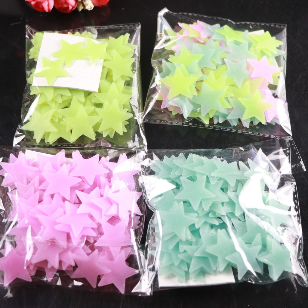 túi 100 ngôi sao dạ quang phát sáng ban đêm