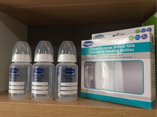Máy hút sữa điện đơn SANITY + 3 bình sữa