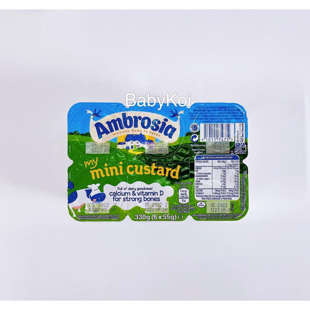 Váng sữa Ambrosia UK cho bé (date 09/2022)