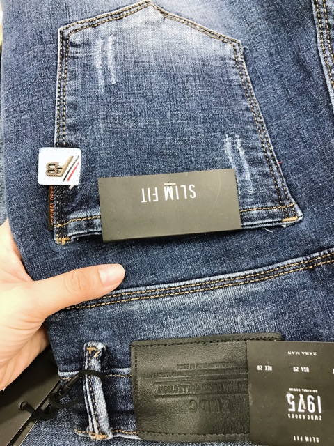 QUẦN JEAN NAM RÁCH FORM SLIM FIT CHUẨN ĐẸP QN418