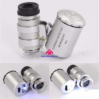Kính lúp cầm tay mini 60X có đèn