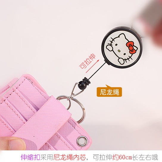 Ví Đựng Thẻ Đa Năng Hình Hoạt Hình Dễ Thương Phong Cách Hàn Quốc Giá Đỡ