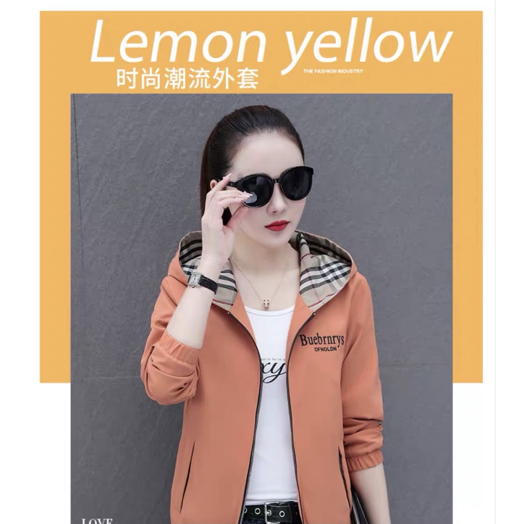 &lt;&lt;SALE SIÊU RẺ&gt;&gt;Áo khoác nữ nón caro