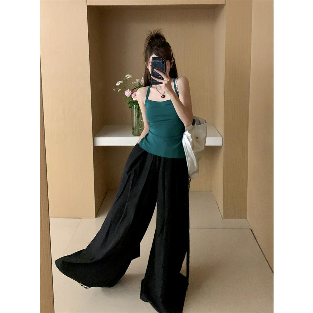 Áo Lót Dây Chéo Hở Lưng Có Mút Nâng Ngực Màu Xanh Lá Cây Thời Trang Mùa Hè Hong Kong Quyến Rũ Cho Nữ