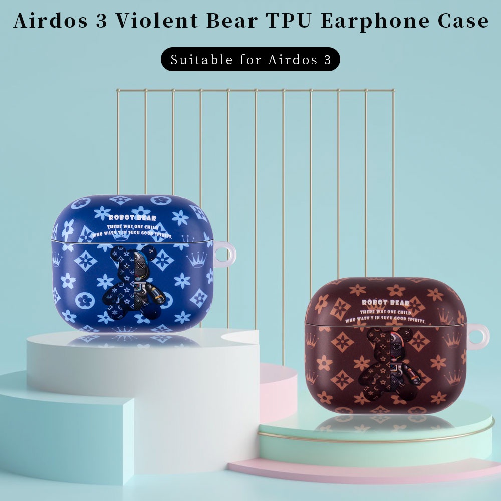Cartoon IMD violent bear  Apple Airpods 3 2021 1/2 Pro Cover wireless bluetooth earphone Charging Protective Case Box