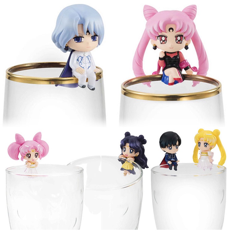 Mô Hình Nhân Vật Nữ Anime Sailor Moon Bằng Nhựa PVC