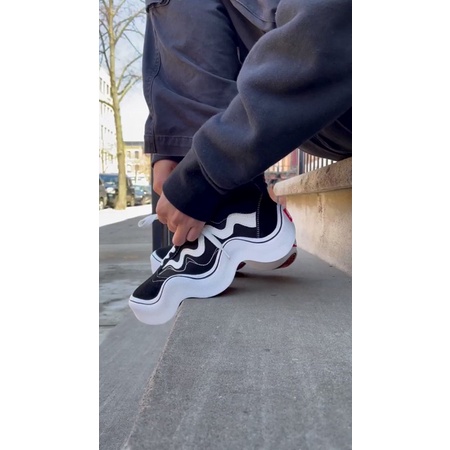 GIÀY VAN.S TYGA WAVY BABY OLD BLACK WHITE LAI AU