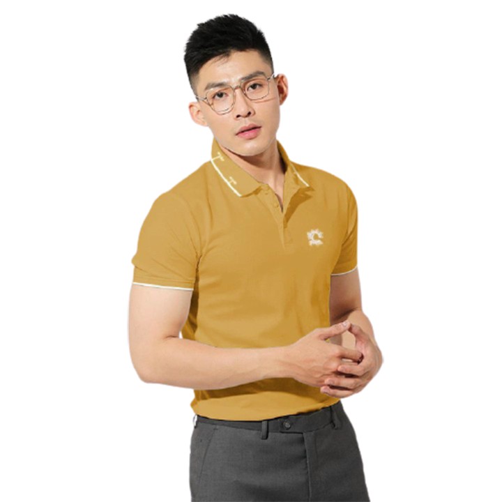 áo thun có cổ nam tay ngắn mẫu đẹp 2021 vải THUN COTTON 100% thêu ong ATN13 | BigBuy360 - bigbuy360.vn