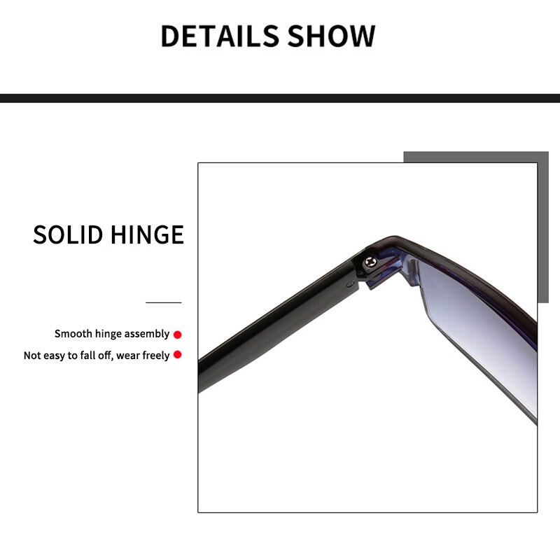 Kính Đọc Sách Hai Màu Siêu Nhẹ Bằng Nhựa Resin