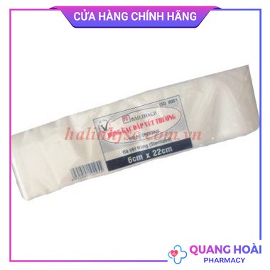 Bông gạc đắp vết thương 6cm x 22cm