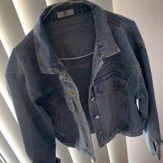 Áo khóac bò Denim Jacket dáng croptop (≧∇≦)/
