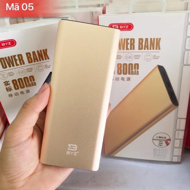 SẠC DỰ PHÒNG BYZ 8000mAh CHÍNH HÃNG B150 | Phụ kiện điện thoại 279