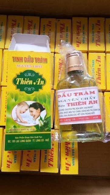 Dầu tràm nguyên chất Thiên An - full hộp