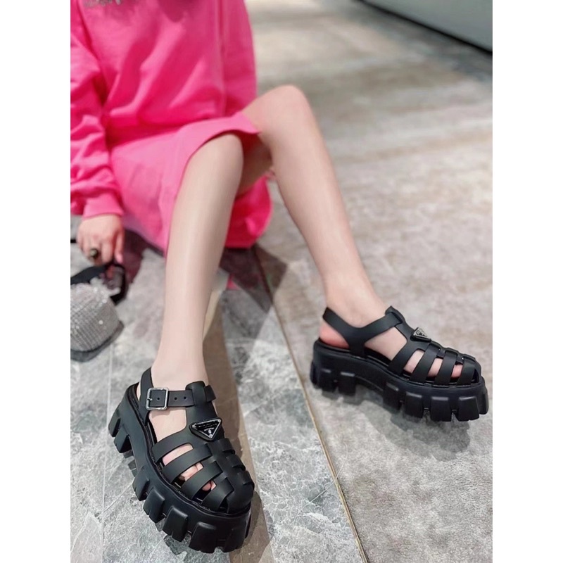 dép sandal prada siêu dinh