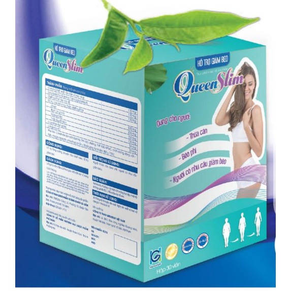 Viên uống giảm cân Queen Slim - Giảm cân an toàn hiệu quả, giảm cân nhanh từ 3-4kg/hộp