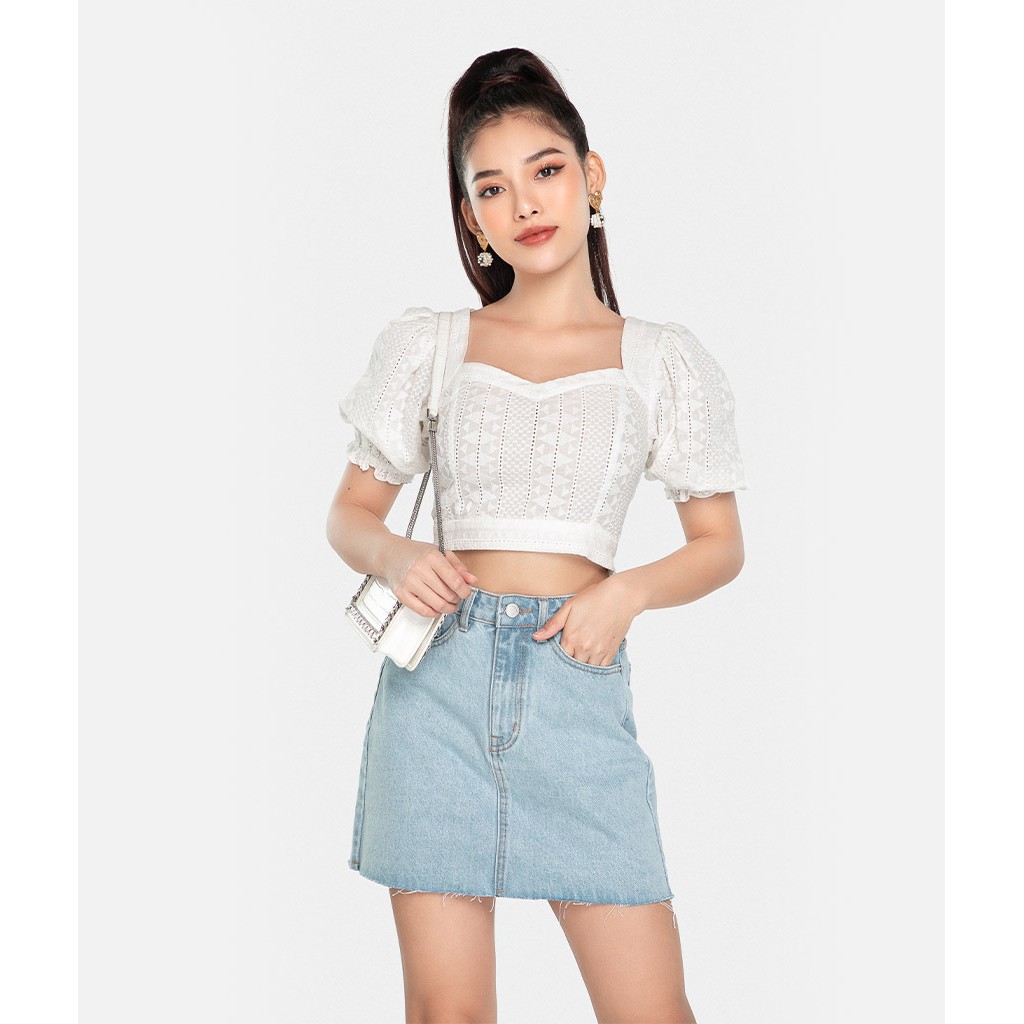 HNOSS - Váy Kaki Denim Basic - BAA12011004HH | BigBuy360 - bigbuy360.vn