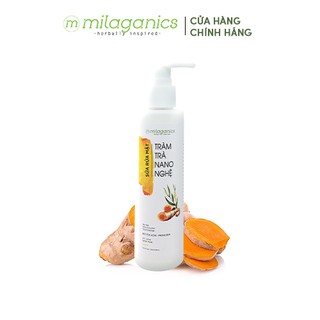 Sữa rửa mặt Tràm Trà - Nano Nghệ MILAGANICS 135ml