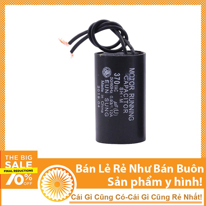 Tụ 15uF 370V Dùng Cho Động Cơ Máy Bơm