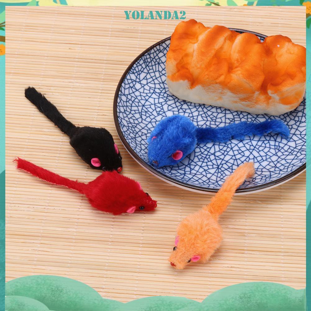 Set 10 Chuột Giả Đồ Chơi Cho Mèo Cưng