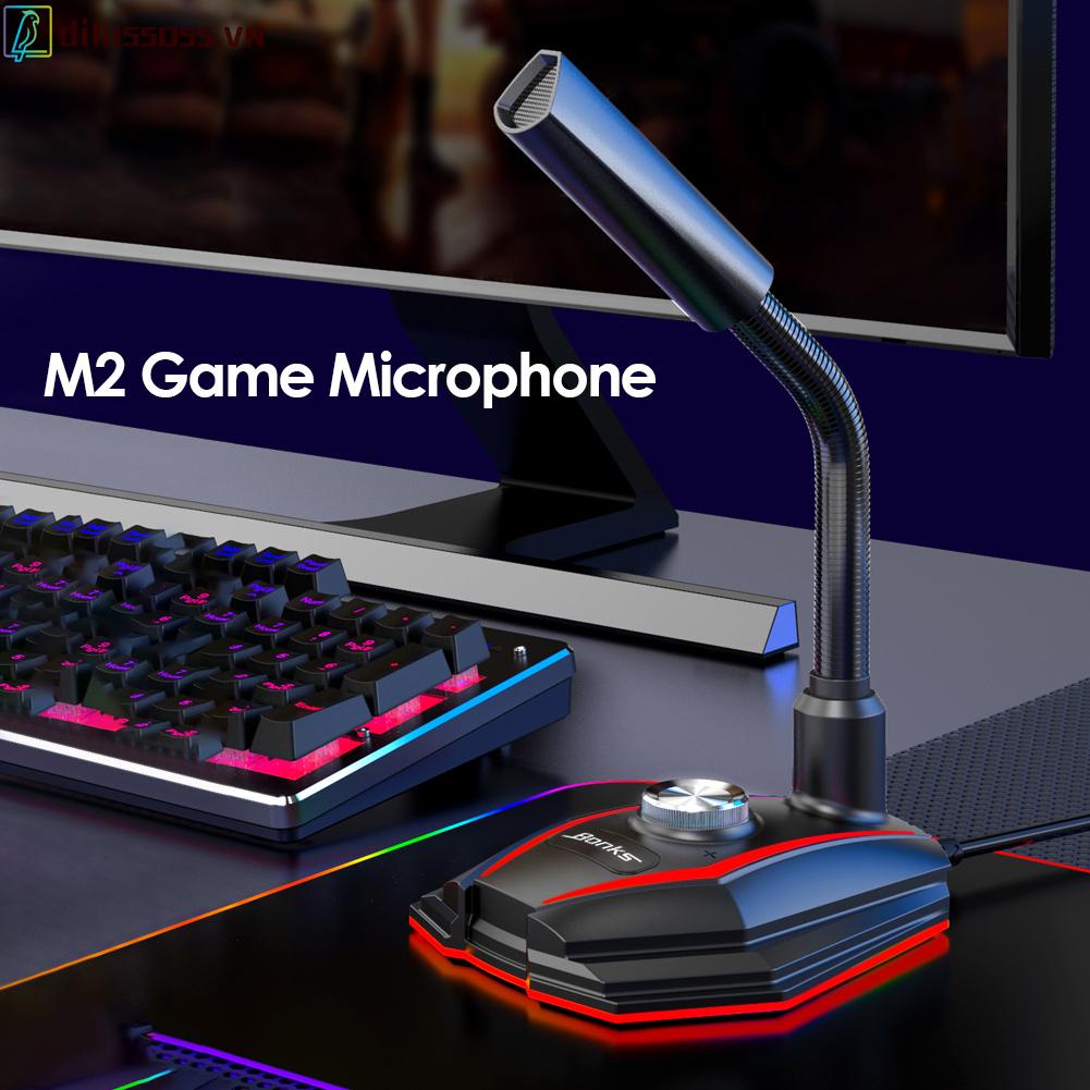 Micro Dilussoss M2 Usb Rgb Giảm Tiếng Ồn Cho Livestream