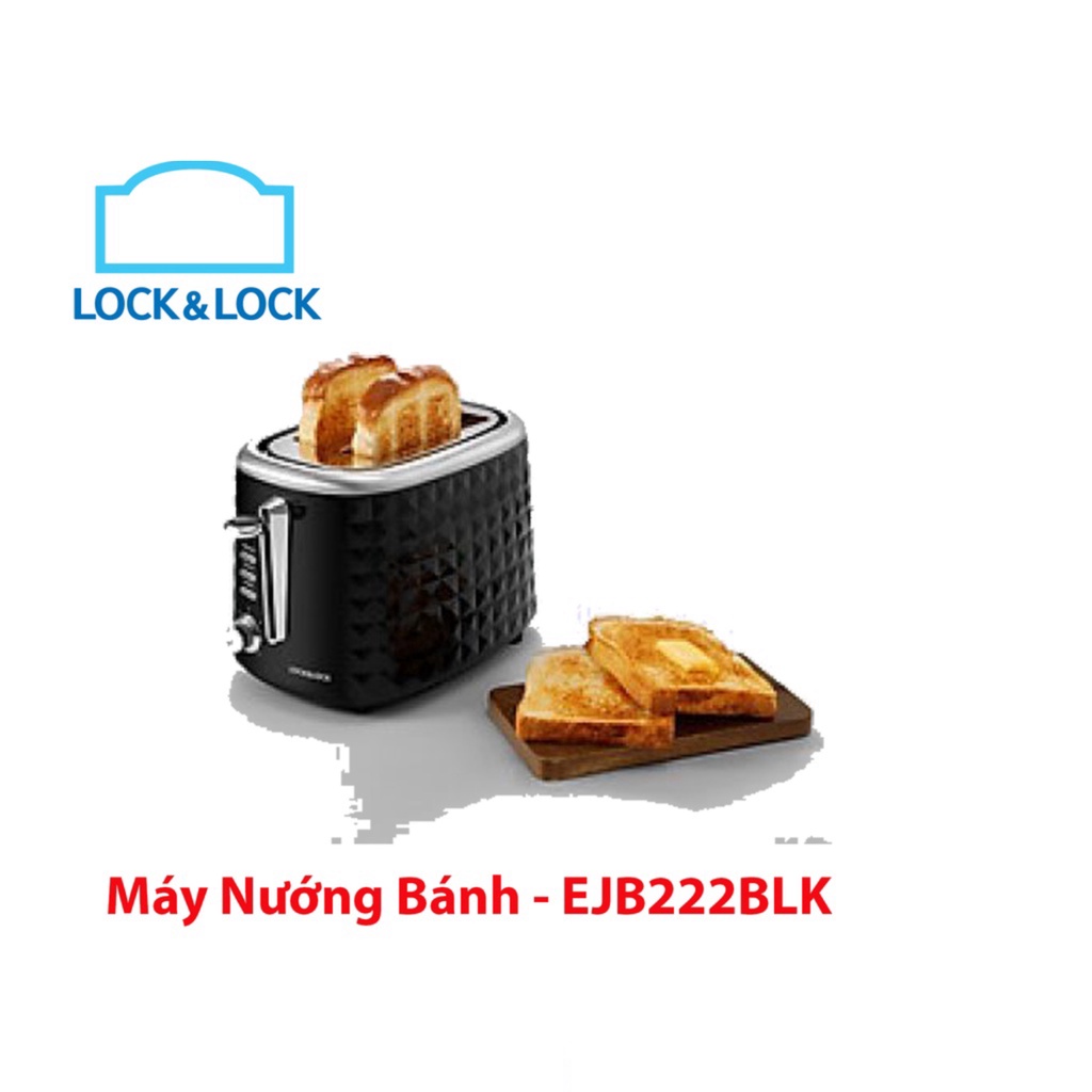 MÁY NƯỚNG BÁNH MÌ LOCK&LOCK MÀU ĐEN EJB222BLK - CHÍNH HÃNG 100% - Tigerstore